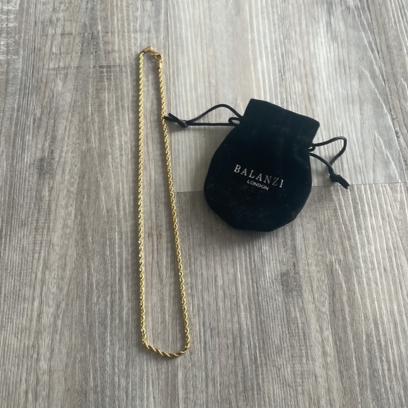 Gold Rope Necklace - Picture 2 of 4